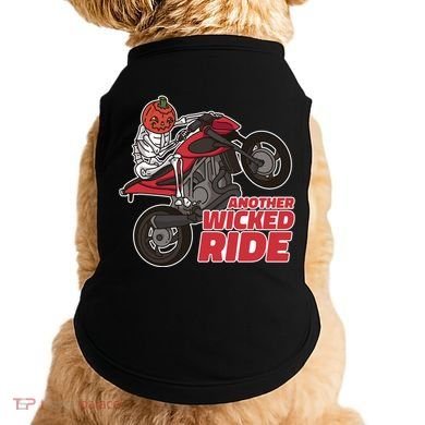 Another Wicked Ride Pumpkin Doggie Tank