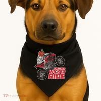 Another Wicked Ride Pumpkin USA-Made Doggie Bandana thumb 1