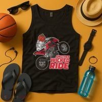 Another Wicked Ride Pumpkin Tank Top thumb 4