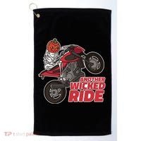 Another Wicked Ride Pumpkin Golf Towel thumb 0