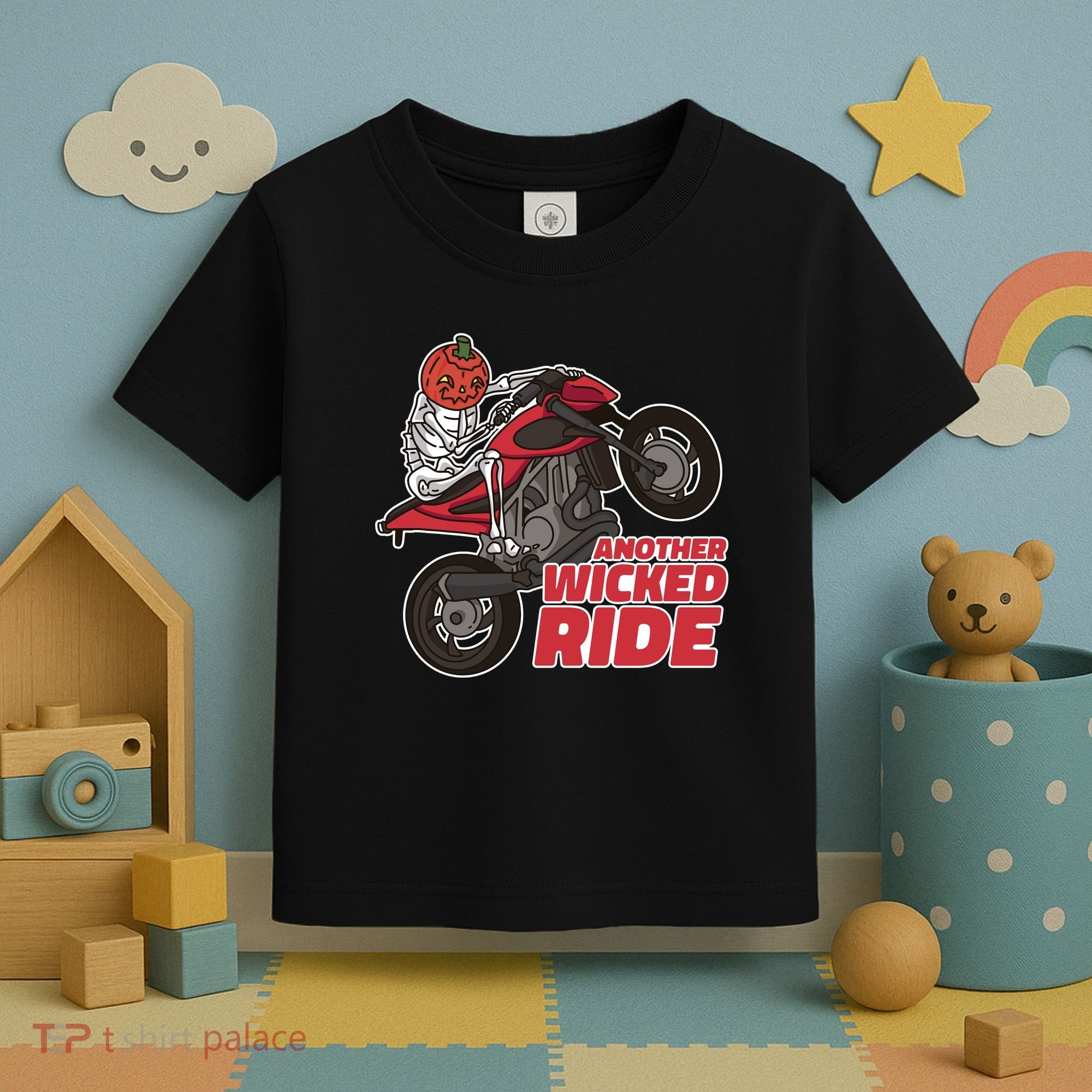 Another Wicked Ride Pumpkin Toddler T-Shirt
