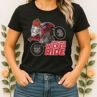 Another Wicked Ride Pumpkin Women's T-Shirt thumb 2