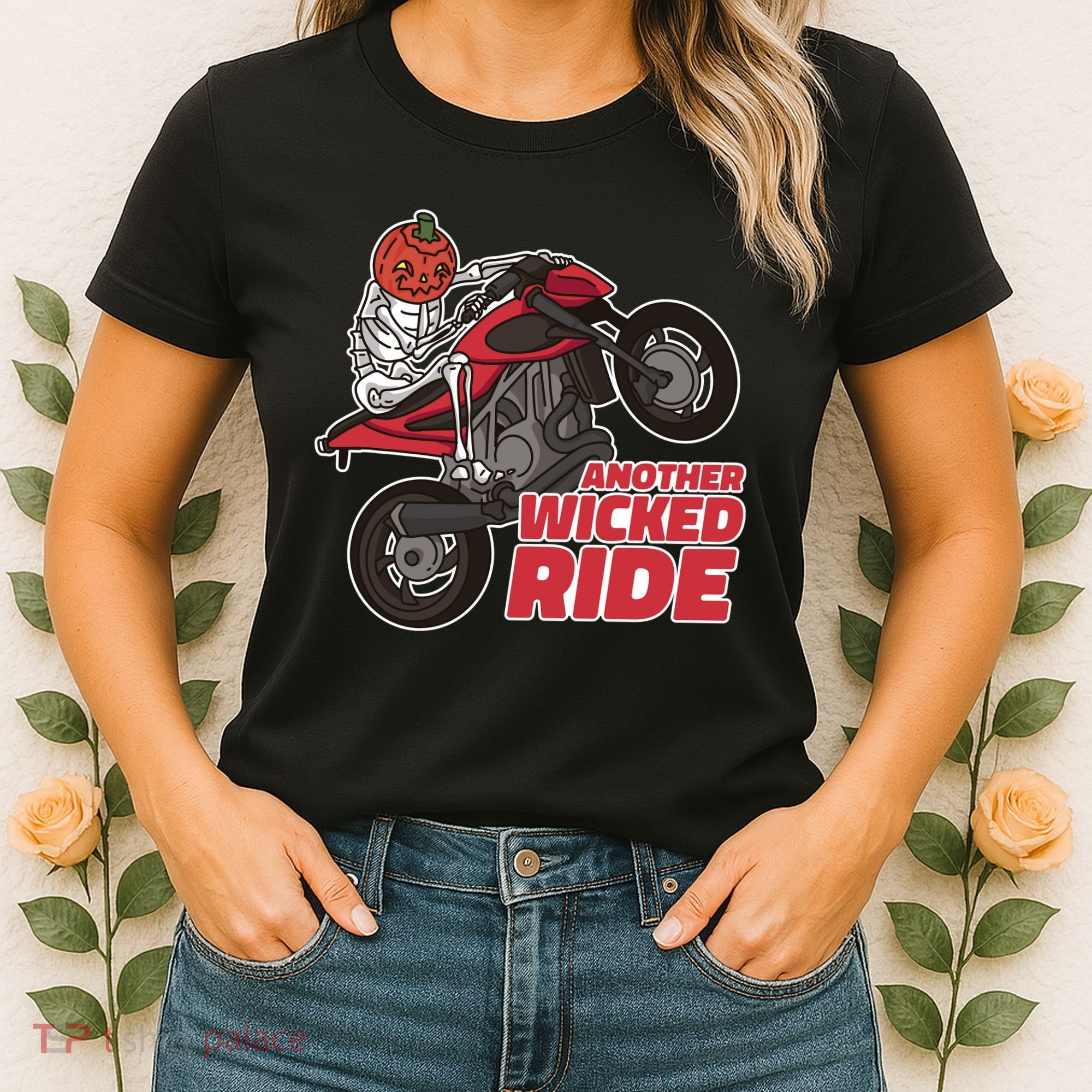 Another Wicked Ride Pumpkin Women's T-Shirt