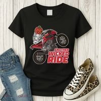 Another Wicked Ride Pumpkin Women's T-Shirt thumb 3