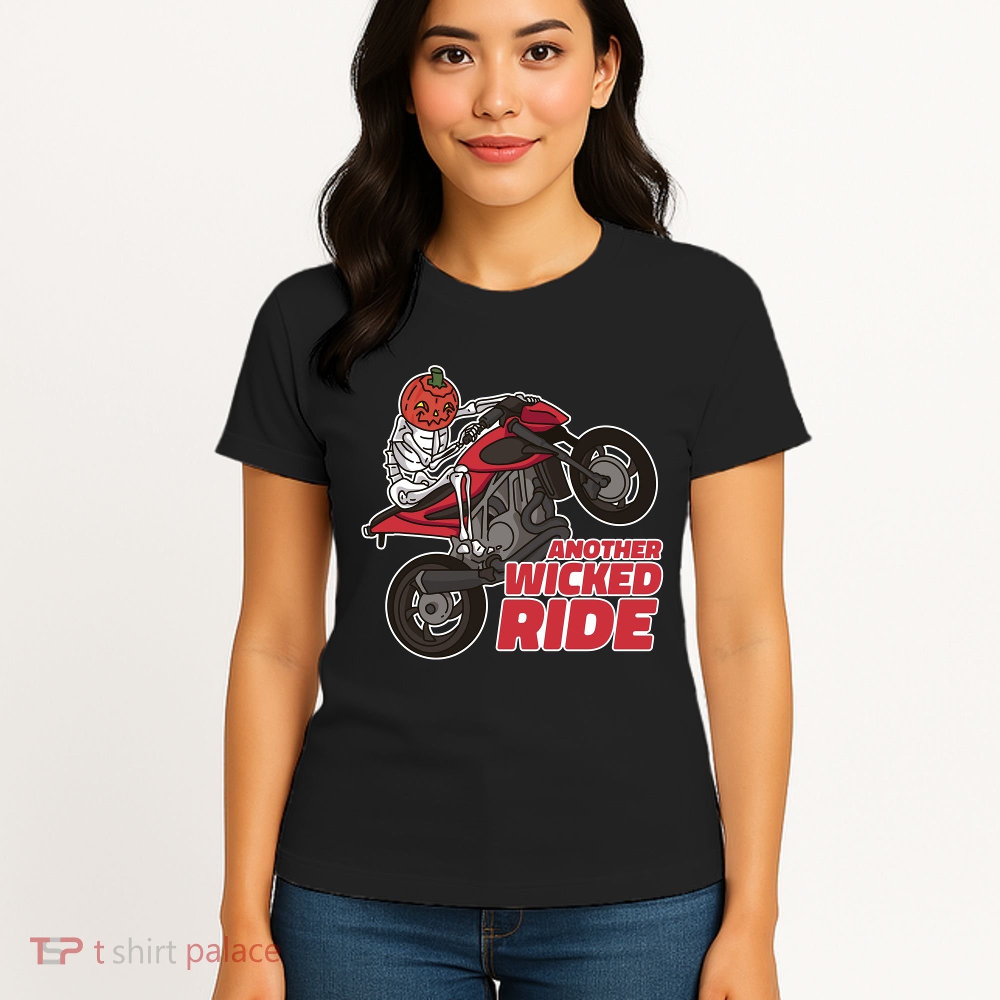 Another Wicked Ride Pumpkin Women's T-Shirt
