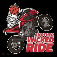 Another Wicked Ride Pumpkin Women's T-Shirt thumb 6