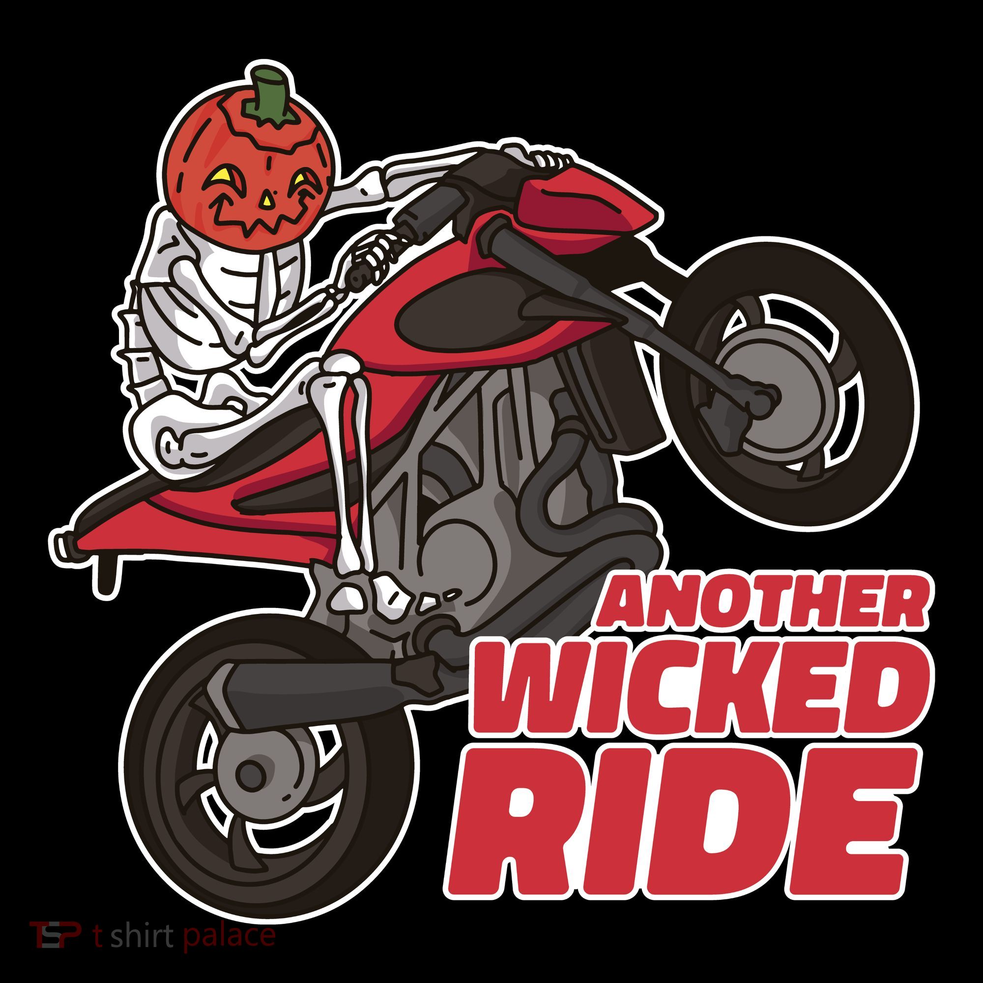 Another Wicked Ride Pumpkin Women's T-Shirt