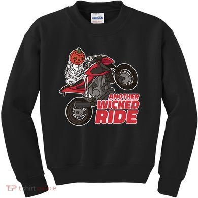 Another Wicked Ride Pumpkin Kids Sweatshirt