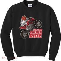 Another Wicked Ride Pumpkin Kids Sweatshirt thumb 0
