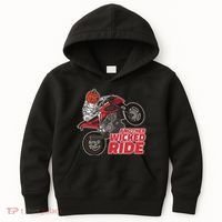 Another Wicked Ride Pumpkin Kids Hoodie thumb 0