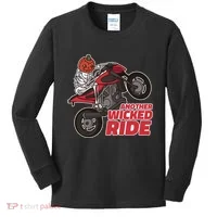 Another Wicked Ride Pumpkin Kids Long Sleeve Shirt thumb 0