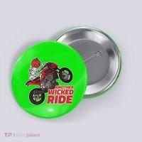 Another Wicked Ride Pumpkin Button thumb 0