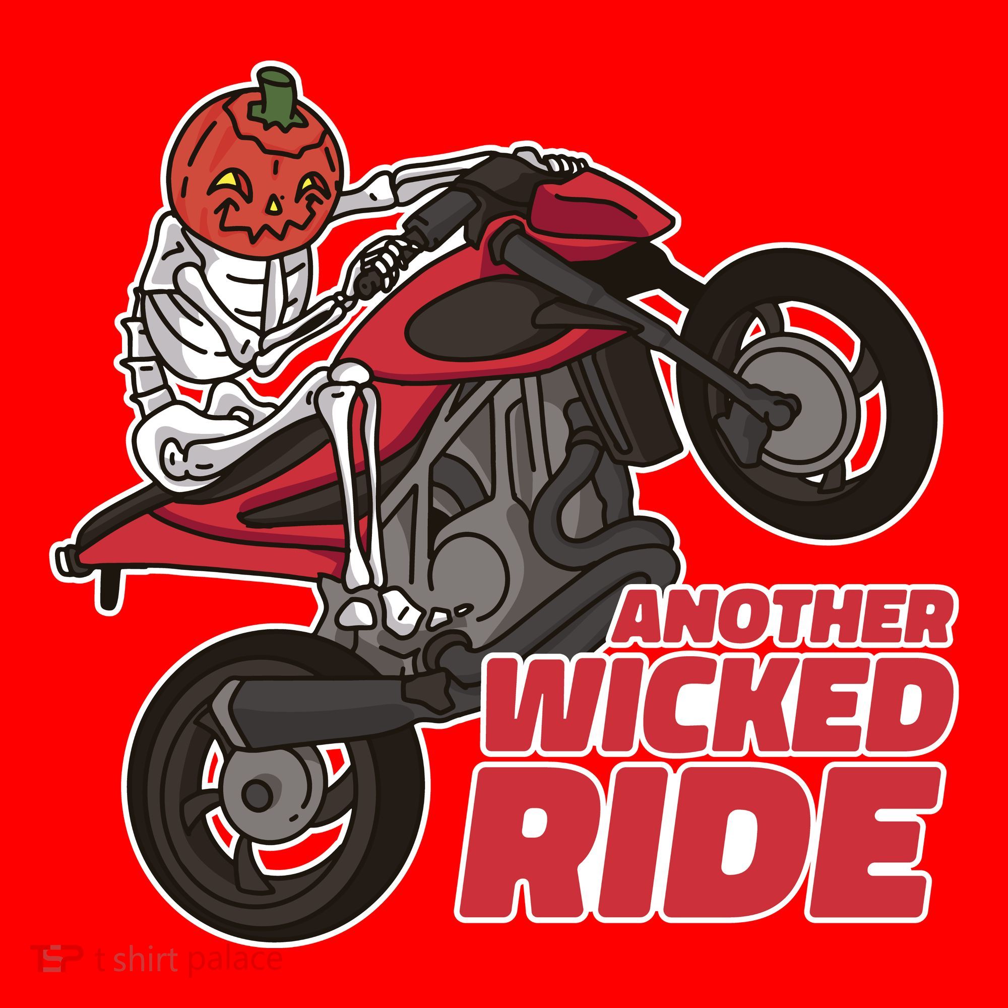 Another Wicked Ride Pumpkin Santa Hat