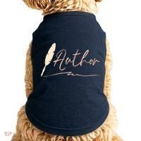 Author Writer Reading Books Literature Novel Chapter Library Doggie Tank thumb 0