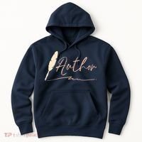 Author Writer Reading Books Literature Novel Chapter Library Hoodie thumb 0