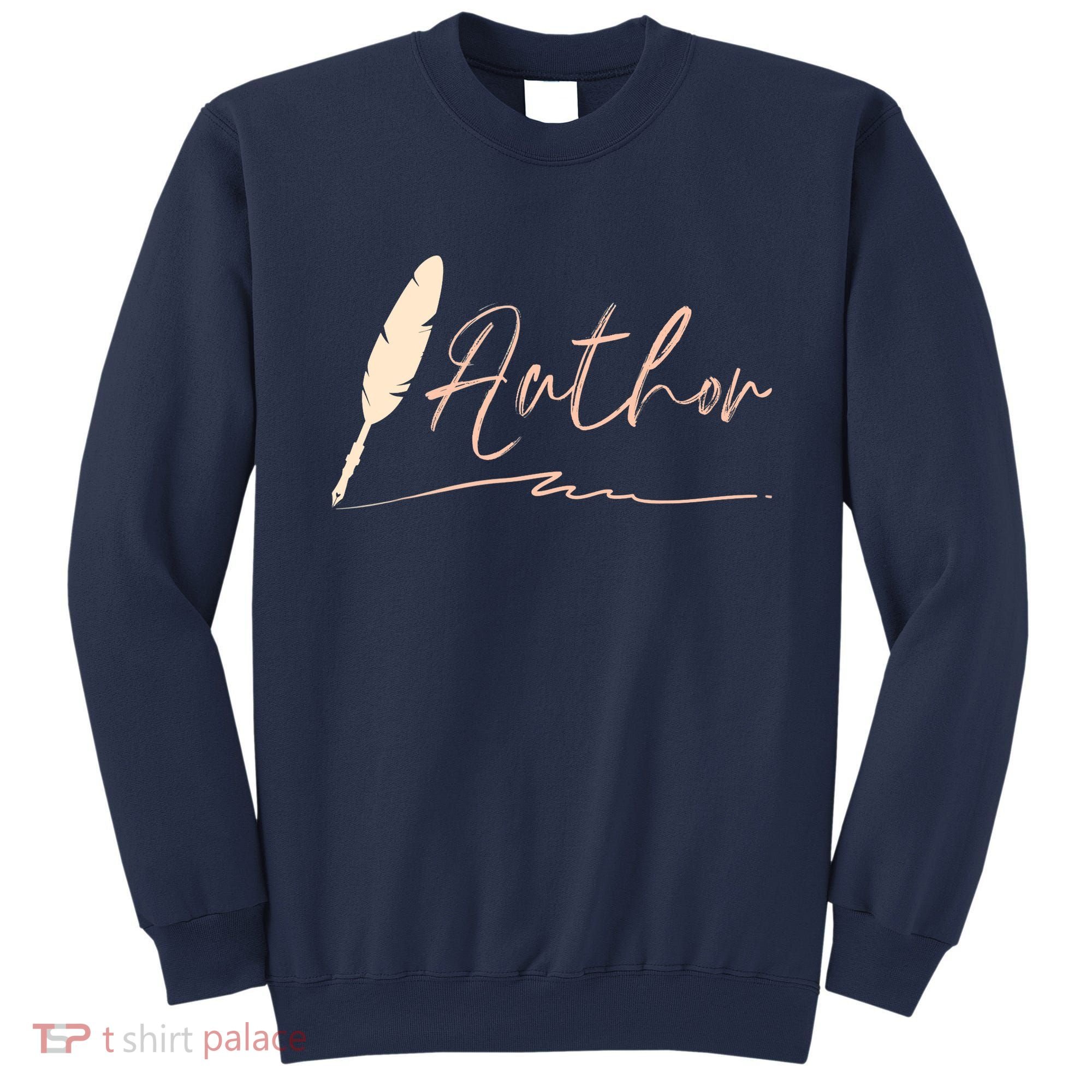 Author Writer Reading Books Literature Novel Chapter Library Sweatshirt