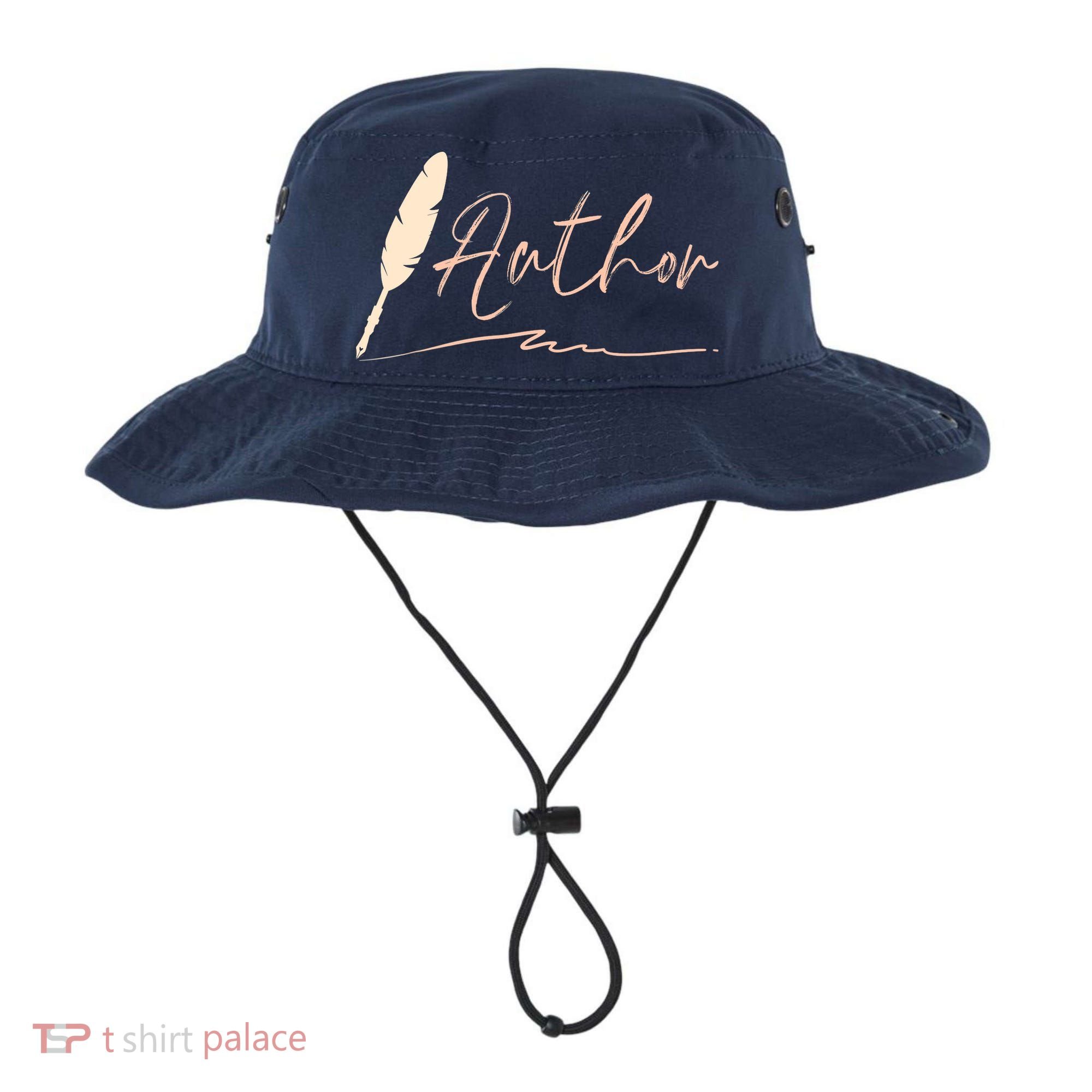 Author Writer Reading Books Literature Novel Chapter Library Bucket Hat