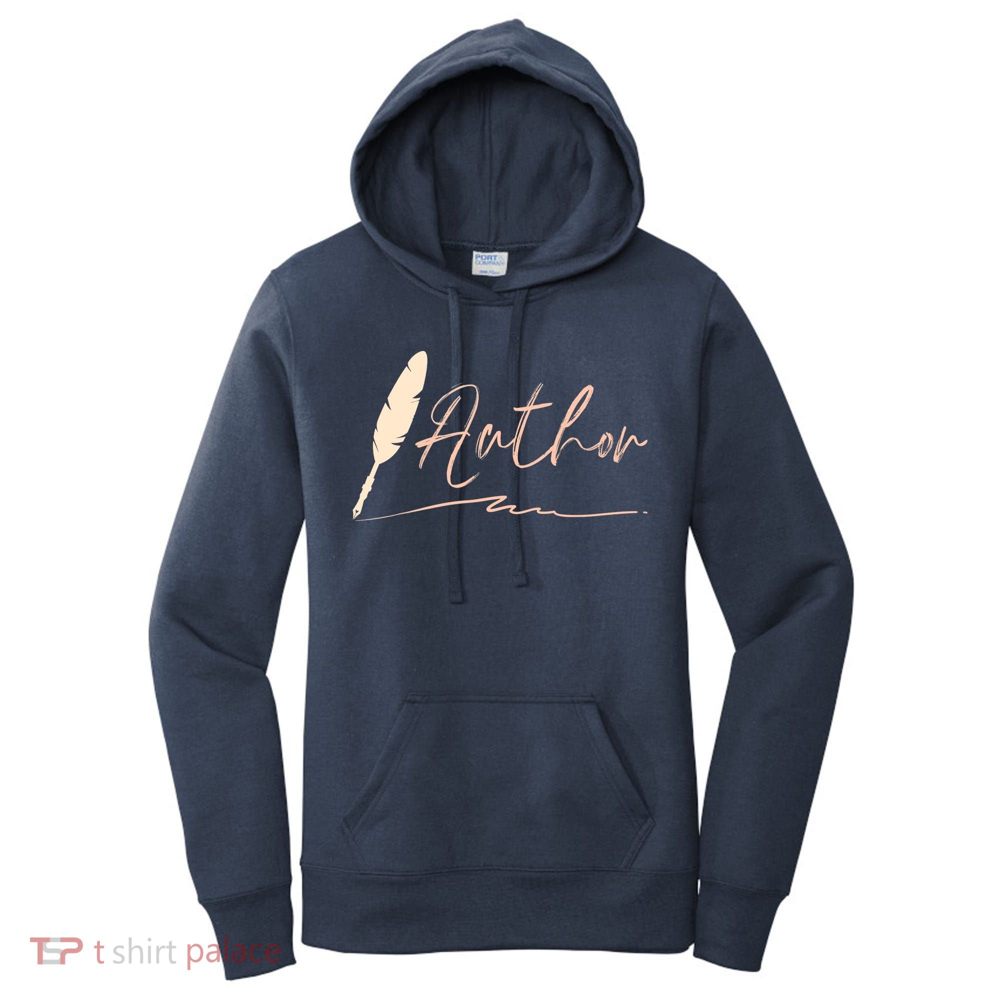 Author Writer Reading Books Literature Novel Chapter Library Women's Hoodie