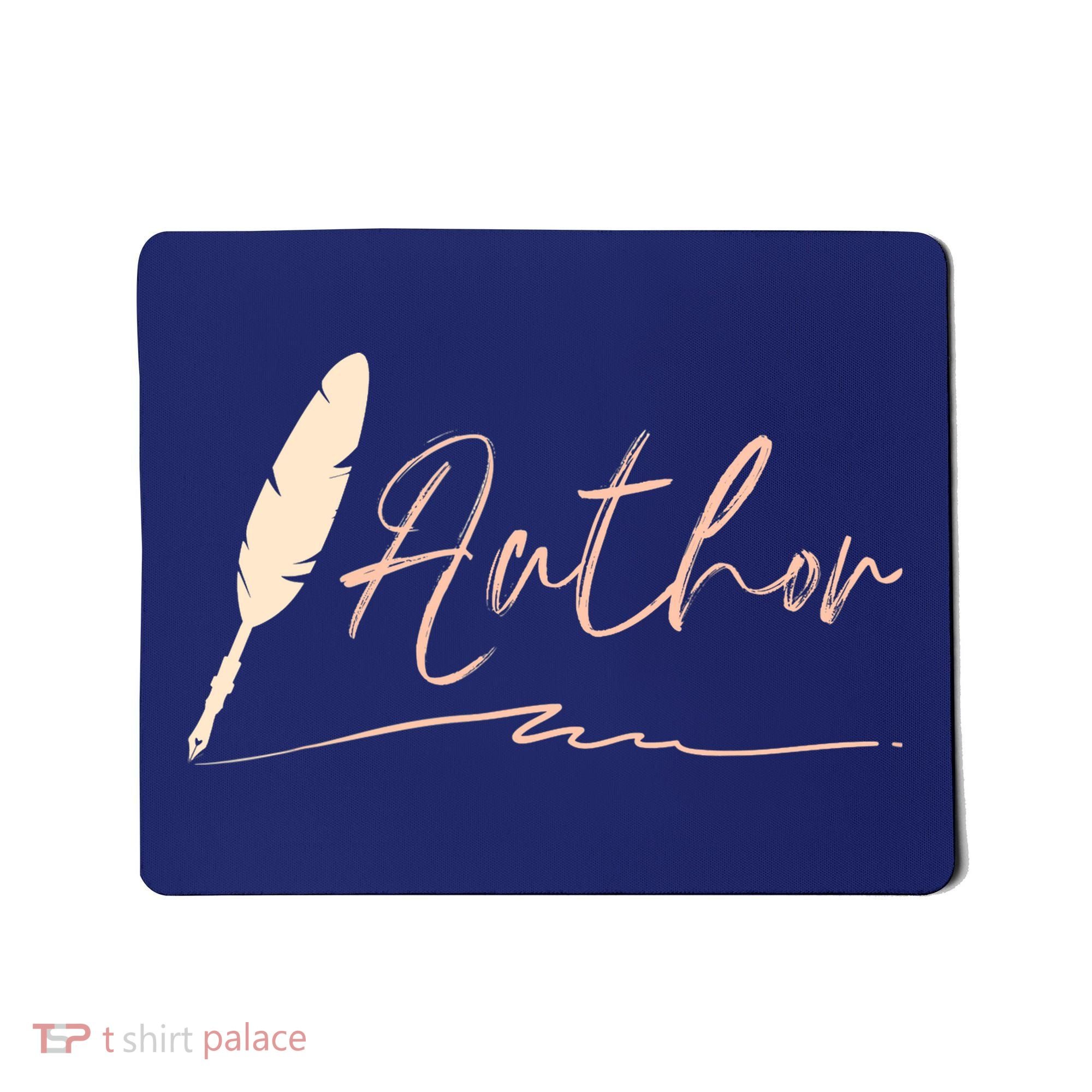 Author Writer Reading Books Literature Novel Chapter Library Mousepad