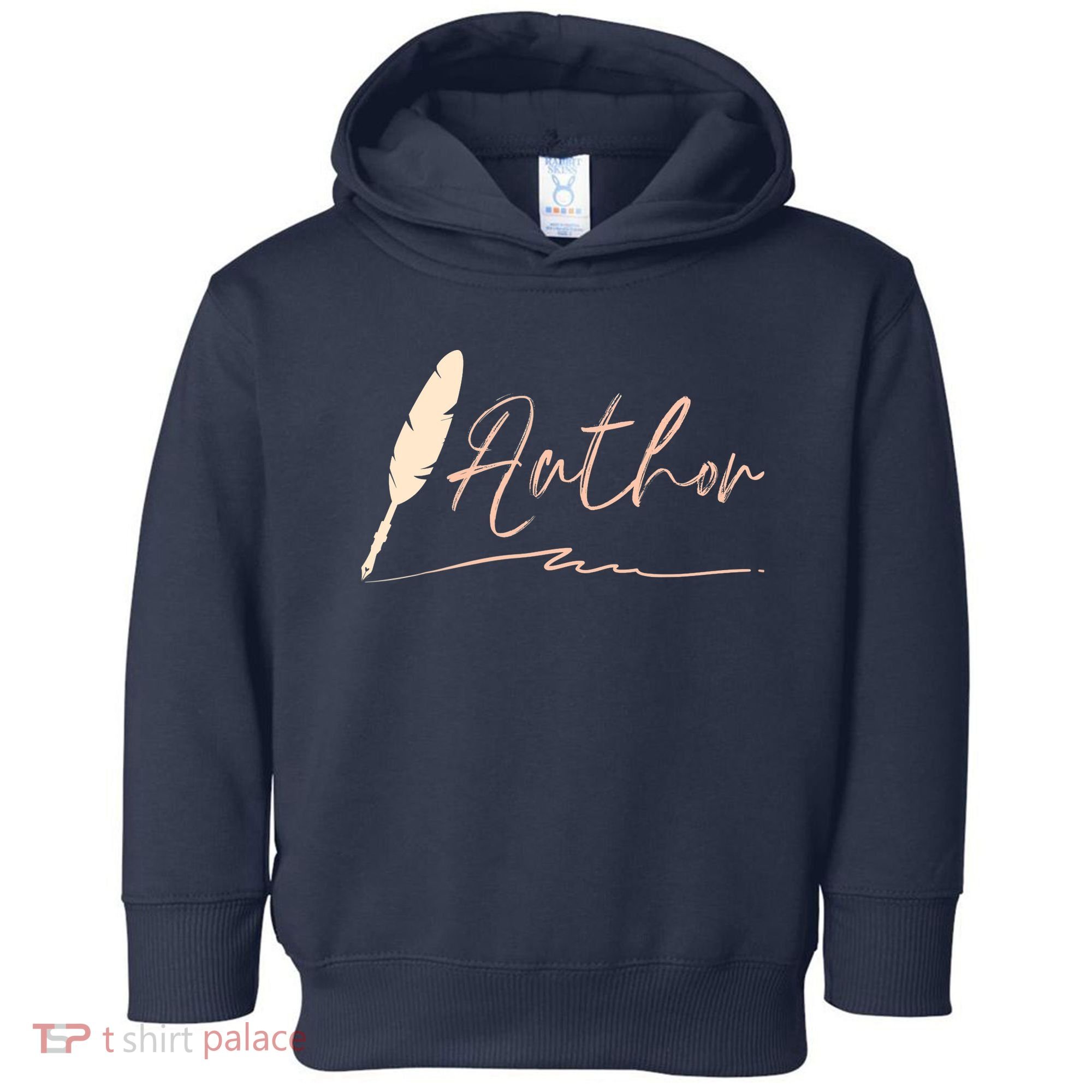 Author Writer Reading Books Literature Novel Chapter Library Toddler Hoodie