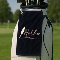 Author Writer Reading Books Literature Novel Chapter Library Golf Towel thumb 2