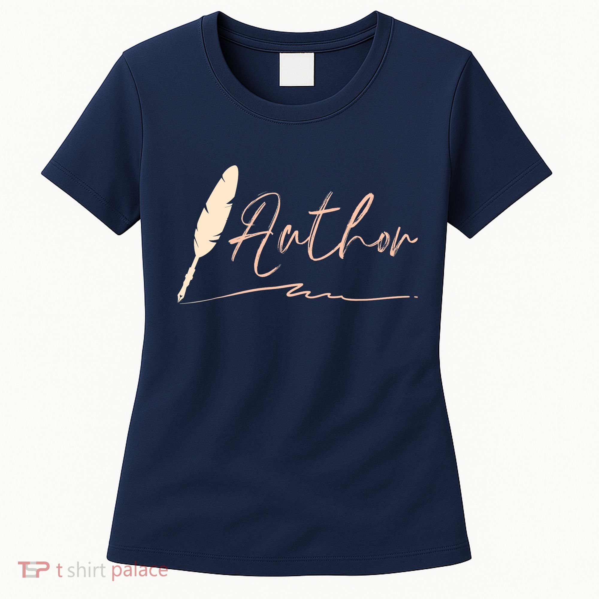 Author Writer Reading Books Literature Novel Chapter Library Women's T-Shirt