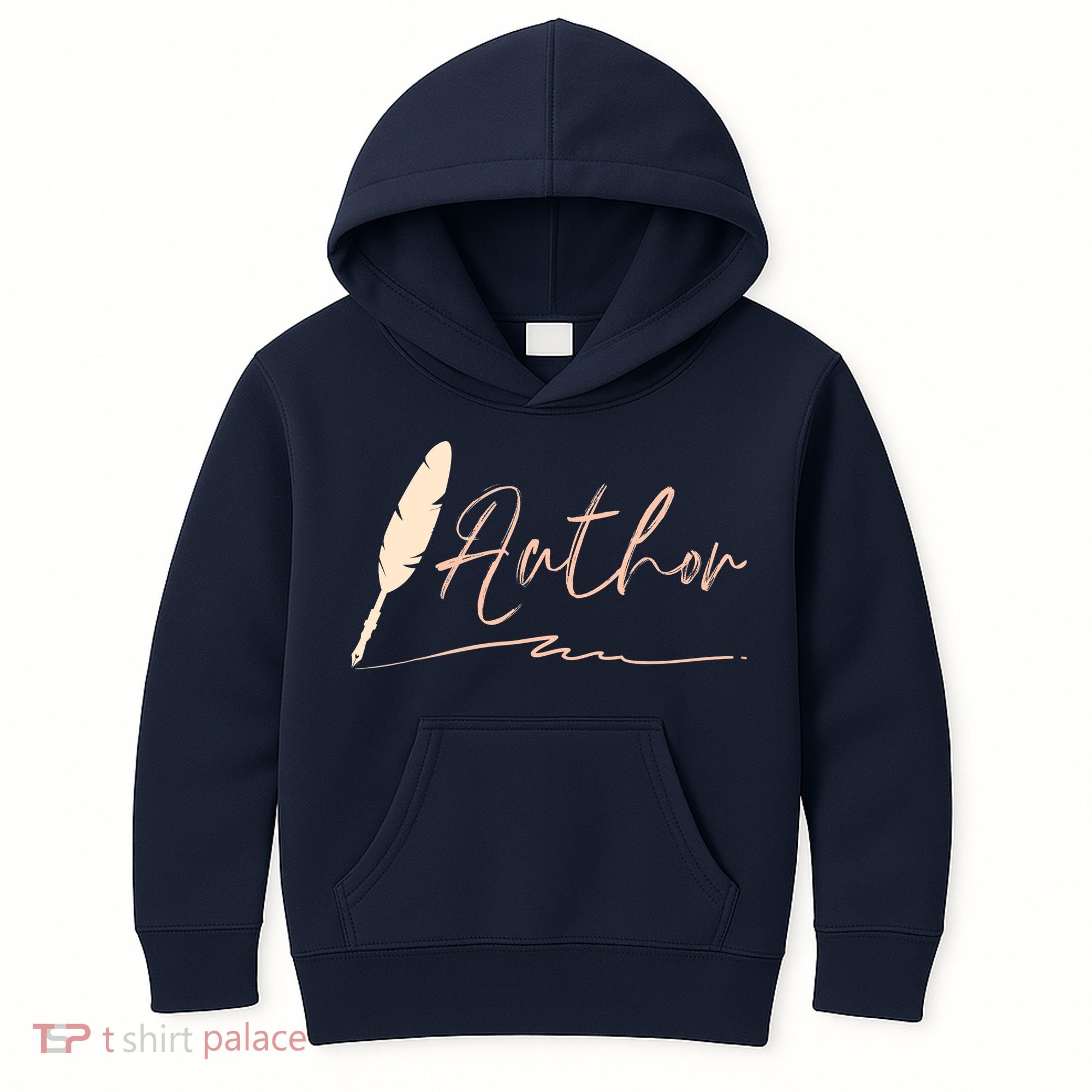 Author Writer Reading Books Literature Novel Chapter Library Kids Hoodie