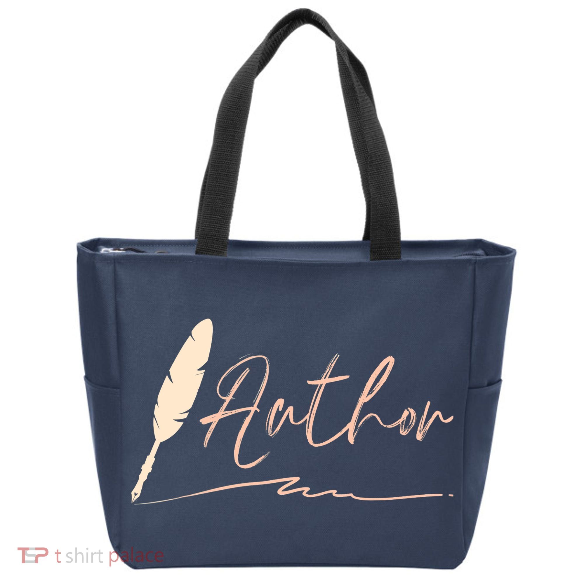 Author Writer Reading Books Literature Novel Chapter Library Tote Bag