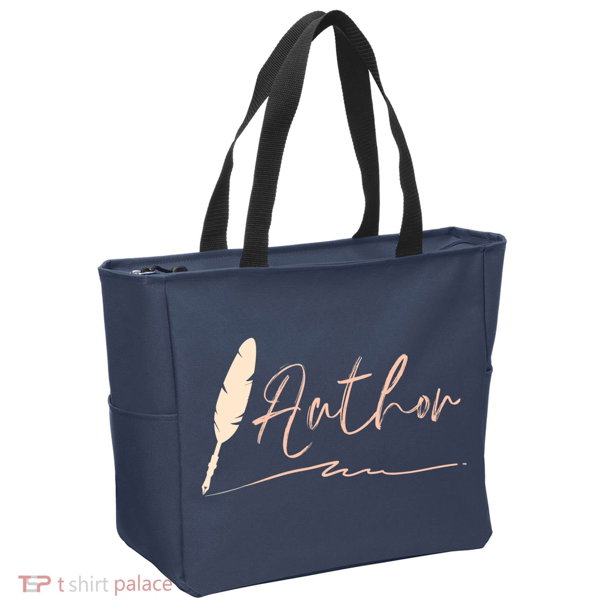 Author Writer Reading Books Literature Novel Chapter Library Tote Bag