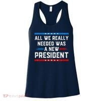 All We Really Needed Was A New President USA Women's Tank Top thumb 0