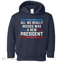 All We Really Needed Was A New President USA Toddler Hoodie thumb 0