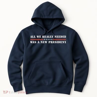 All We Really Needed Was A New President USA Hoodie