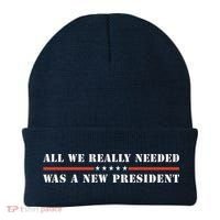 All We Really Needed Was A New President USA Beanie thumb 0