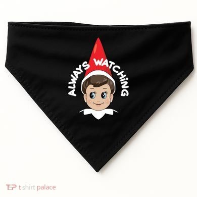 Always Watching Snitches Get Stitches USA-Made Doggie Bandana