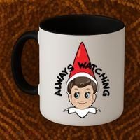 Always Watching Snitches Get Stitches Coffee Mug thumb 2
