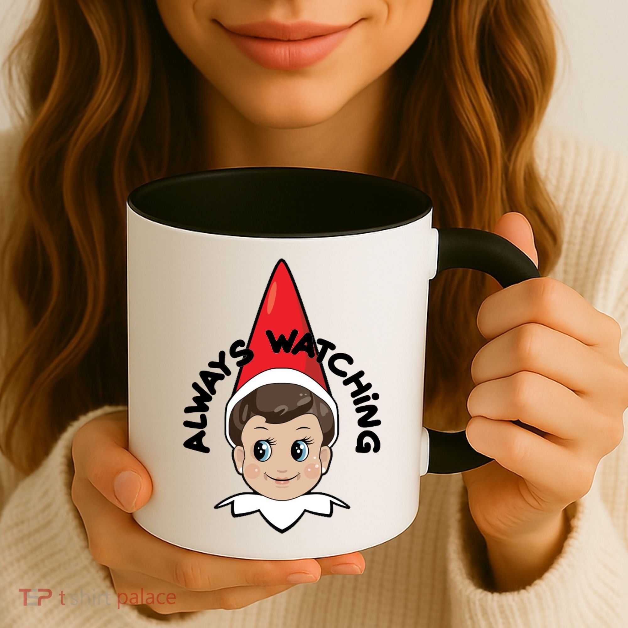 Always Watching Snitches Get Stitches Coffee Mug