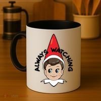 Always Watching Snitches Get Stitches Coffee Mug thumb 4