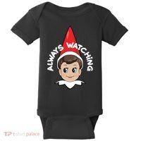 Always Watching Snitches Get Stitches Baby Bodysuit thumb 0