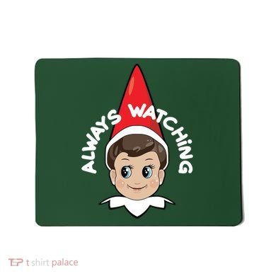 Always Watching Snitches Get Stitches Mousepad