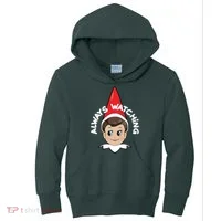 Always Watching Snitches Get Stitches Kids Hoodie thumb 0