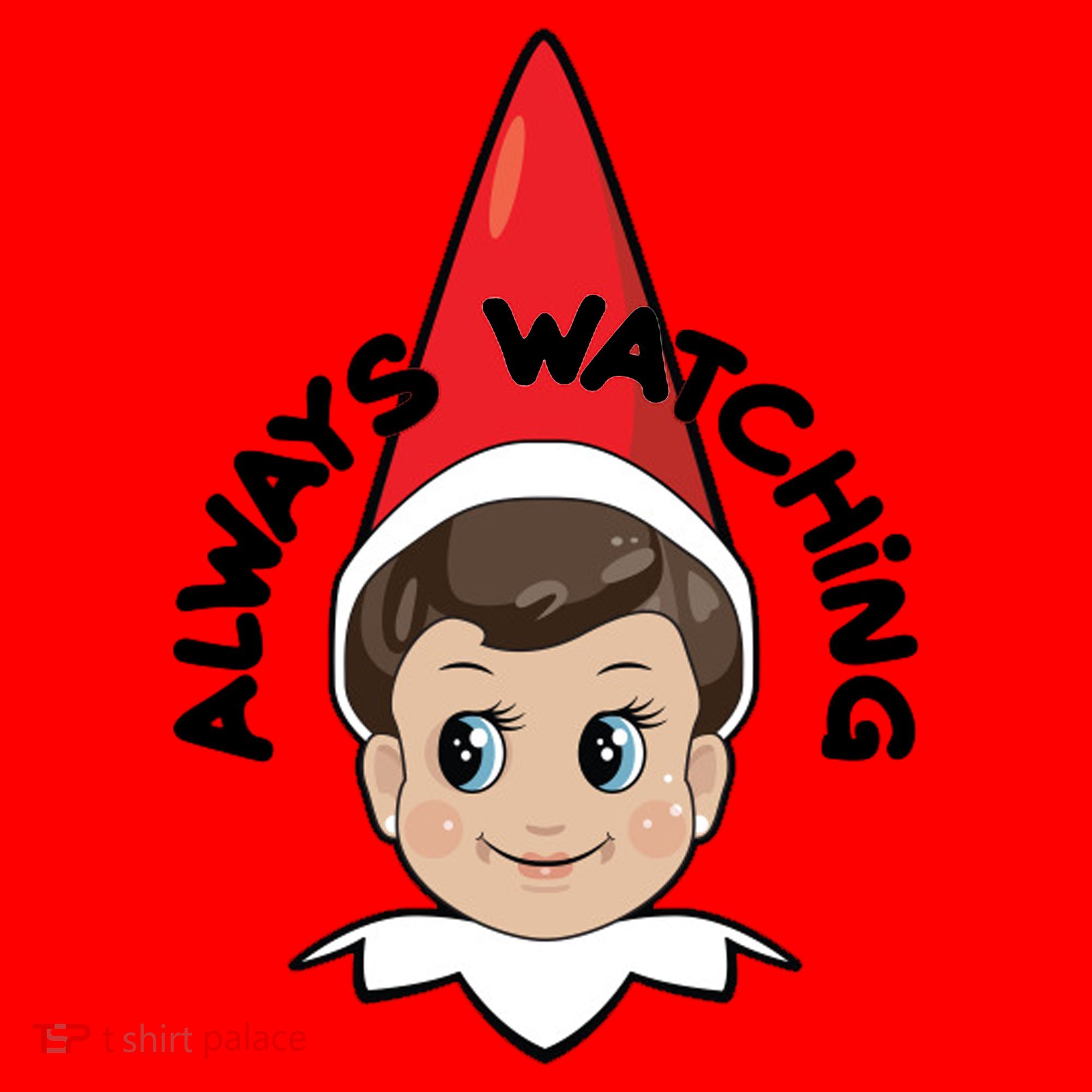 Always Watching Snitches Get Stitches Santa Hat