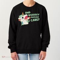 Annnnd Why Should I And Why Should I Care Unicorn Women's Sweatshirt thumb 0