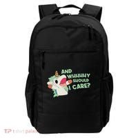 Annnnd Why Should I And Why Should I Care Unicorn Backpack thumb 0