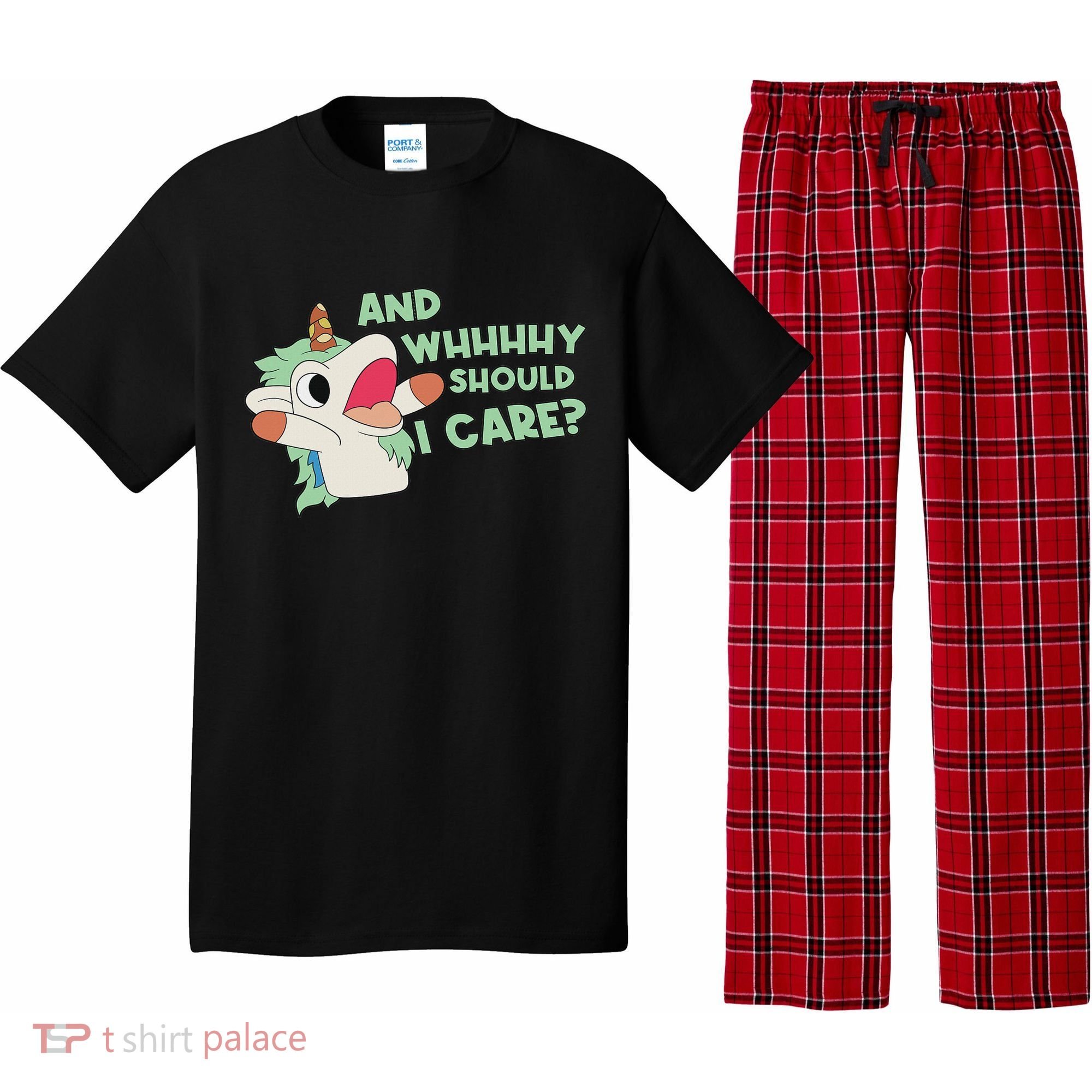 Annnnd Why Should I And Why Should I Care Unicorn Pajama Set