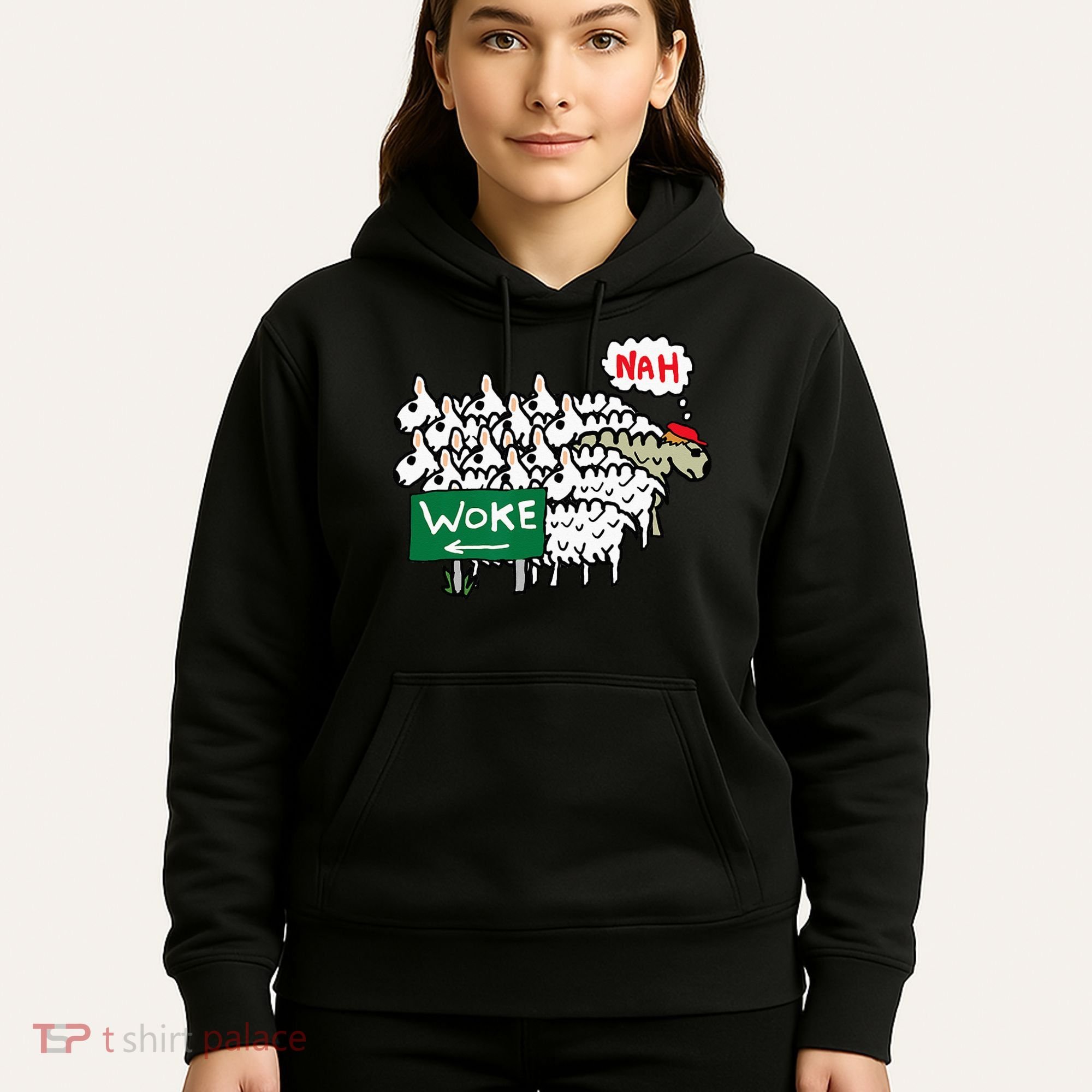 Anti Woke Sheep Hoodie