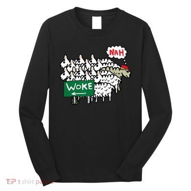 Anti Woke Sheep Long Sleeve Shirt