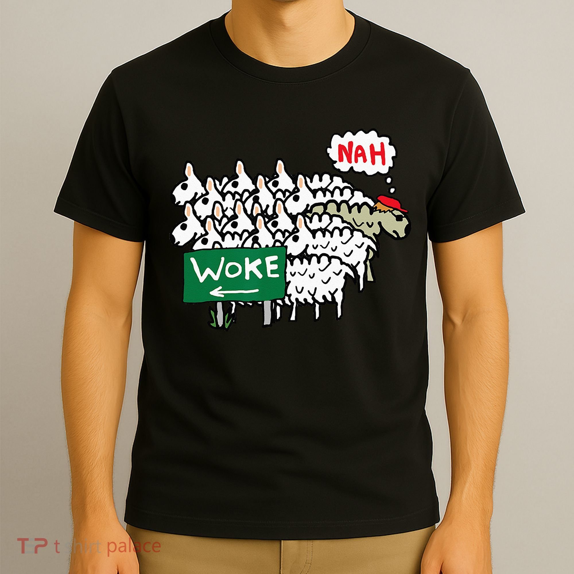 Anti Woke Sheep T-Shirt