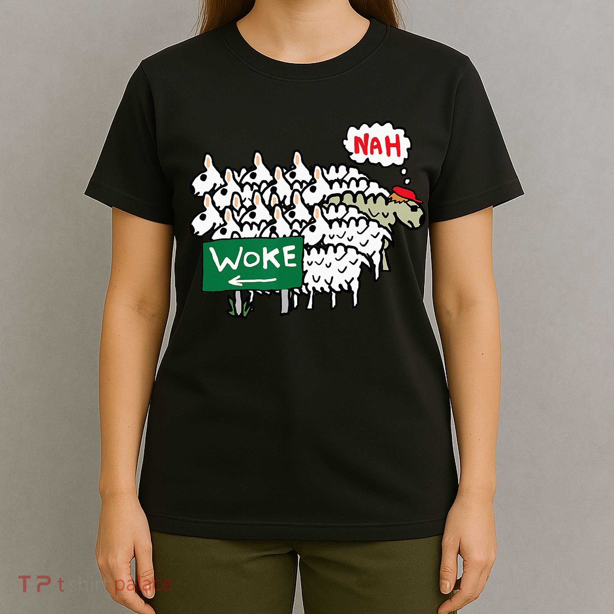 Anti Woke Sheep T-Shirt