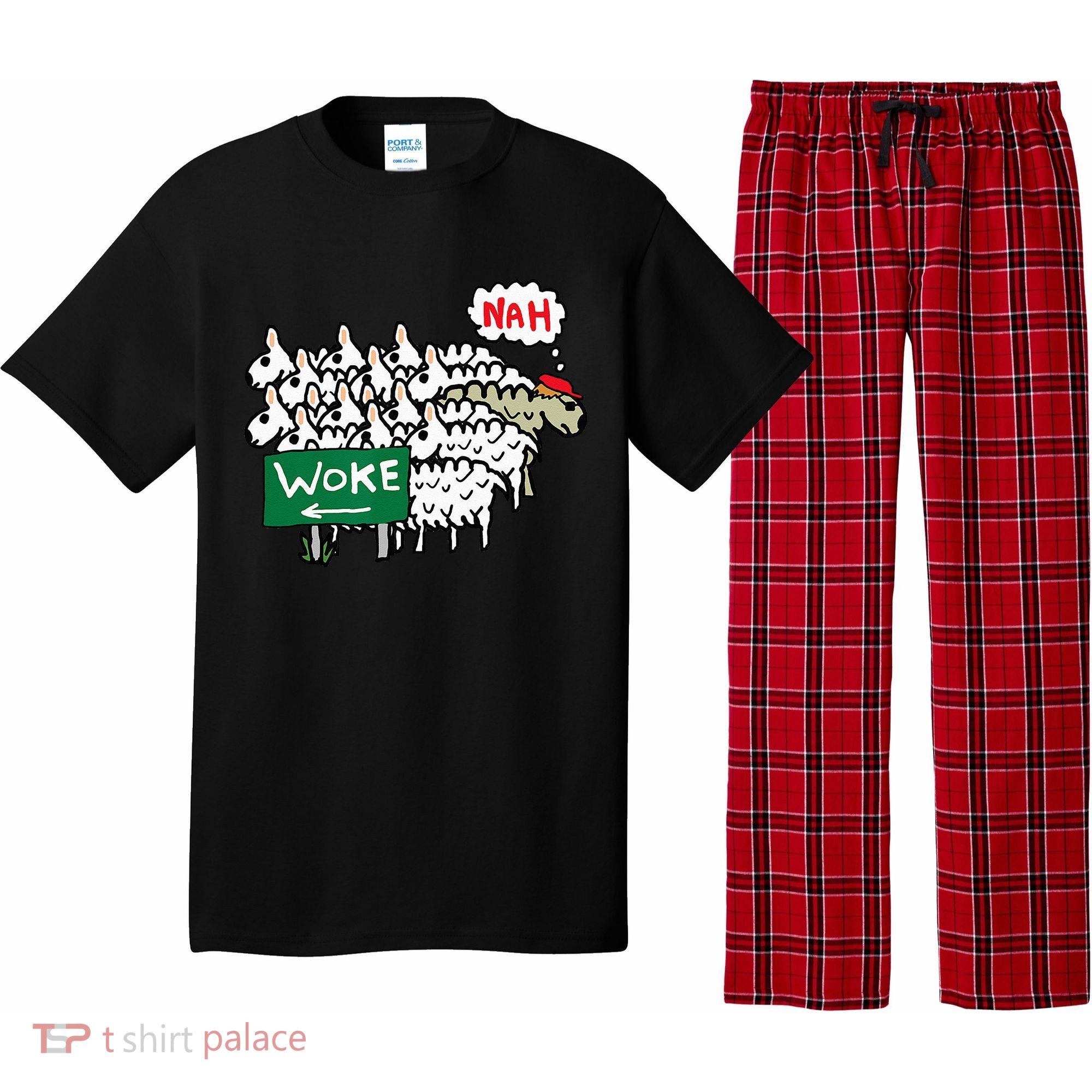 Anti Woke Sheep Pajama Set