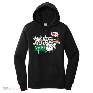Anti Woke Sheep Women's Hoodie